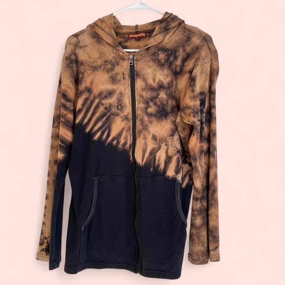 Unbranded Women's Black and Brown Hoodie